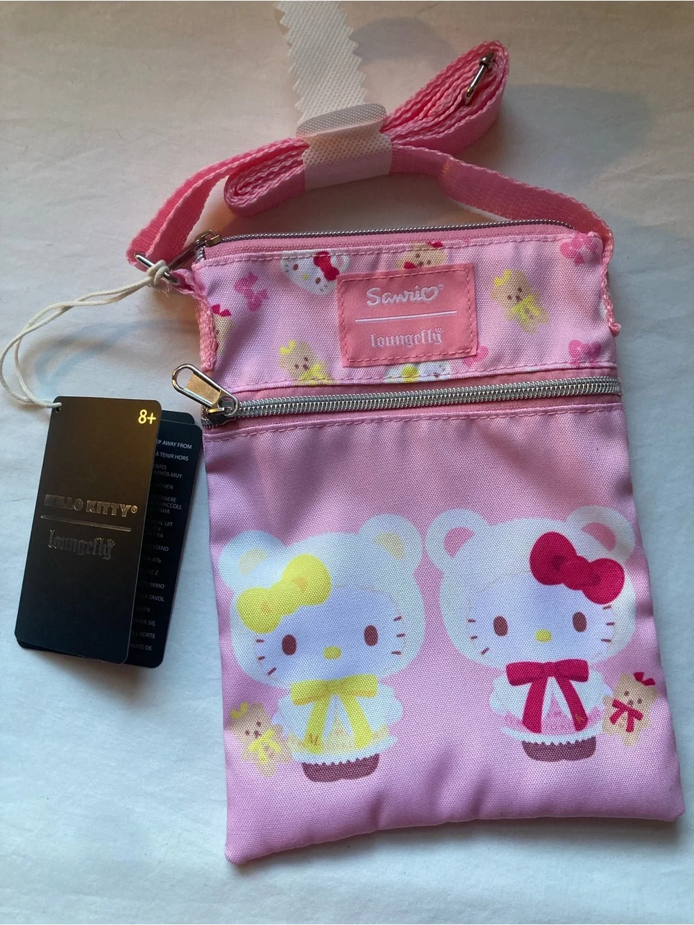 Hello Kitty x Loungefly Pink Kids Crossbody Bag